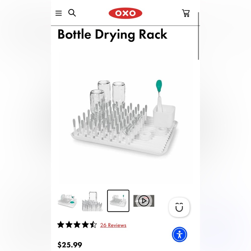 New OXO Tot Baby Bottle Drying Rack - Picture 4 of 8